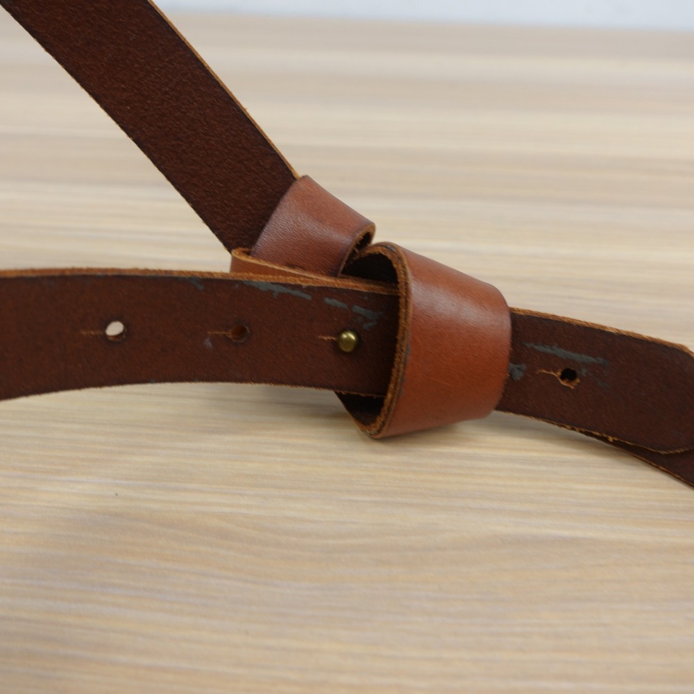 Ren Faire Leather Knot Belt Women SMALL Brown Swashbuckler Pirate LIVE LOVE LOFT - Picture 8 of 11